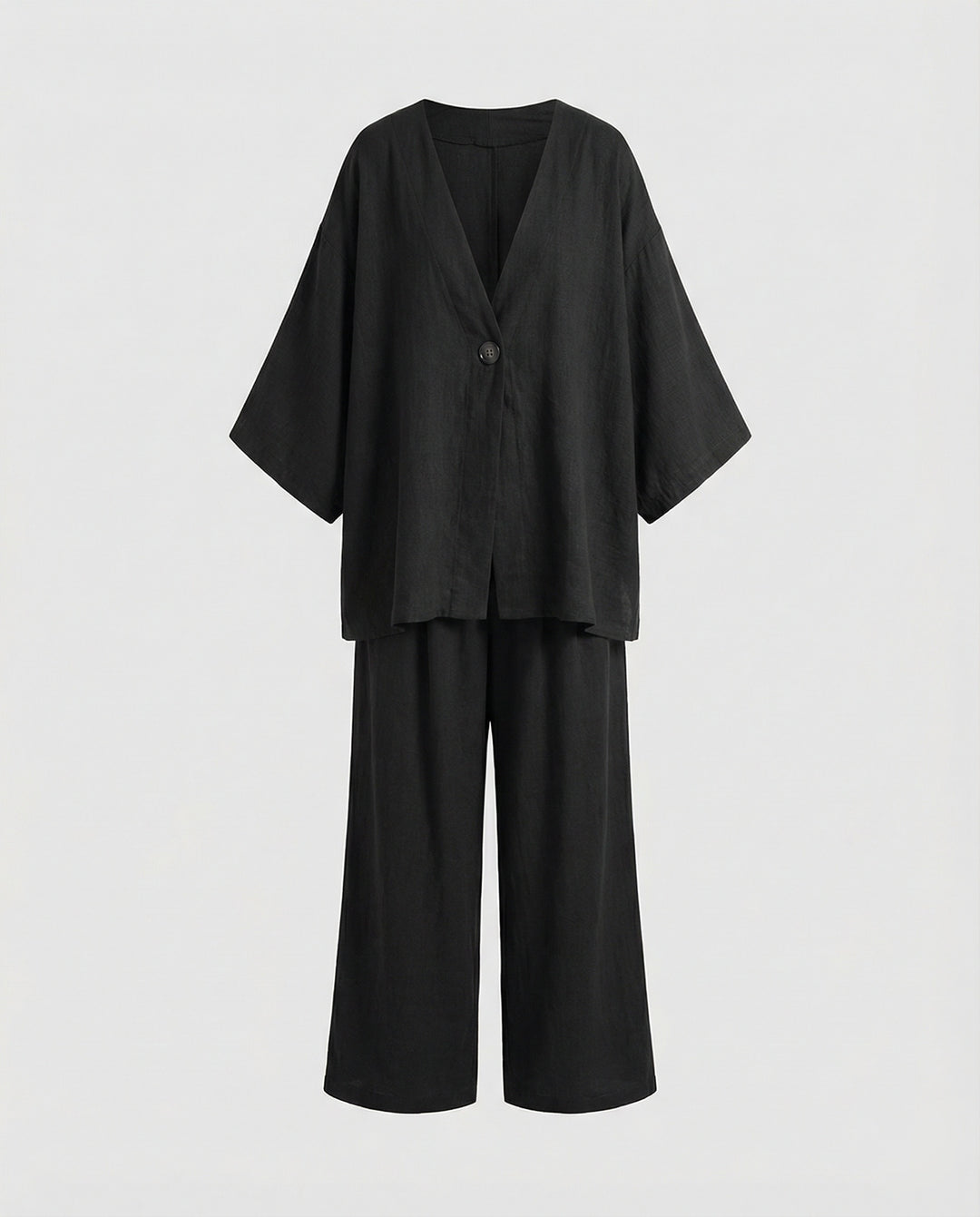Zweiteiler Set Damen mit Oversized Bluse