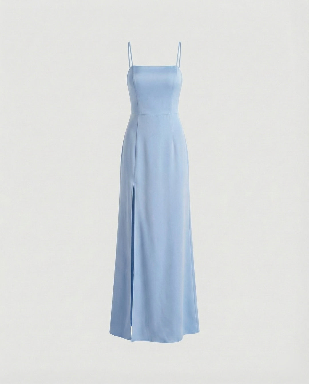 Damen Elegantes Abendkleid mit schwingendem Rock und tiefem Schlitz EB