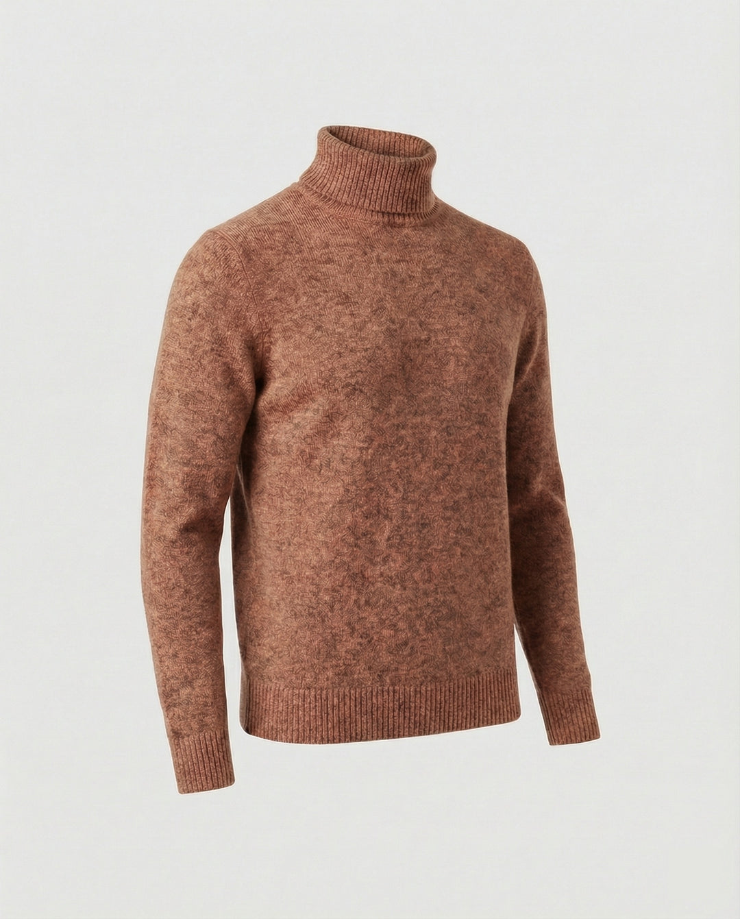 Herren Rollkragenpullover aus weichem Merinowolle EB