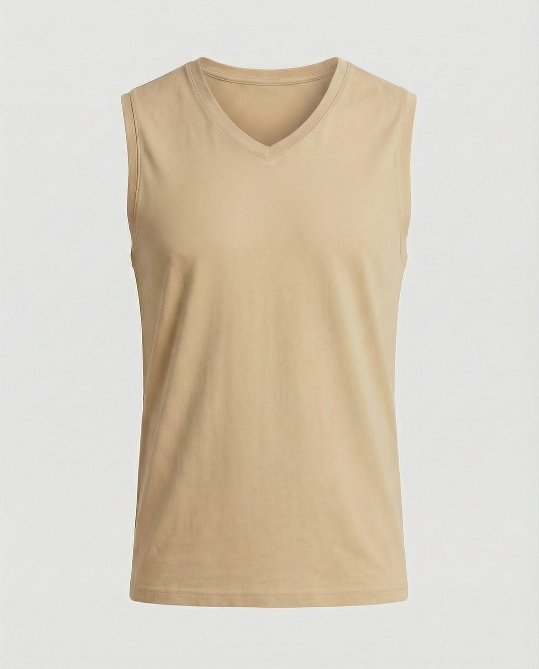 Herren ärmelloses V-Ausschnitt-Tanktop aus atmungsaktivem Stretchmaterial EB