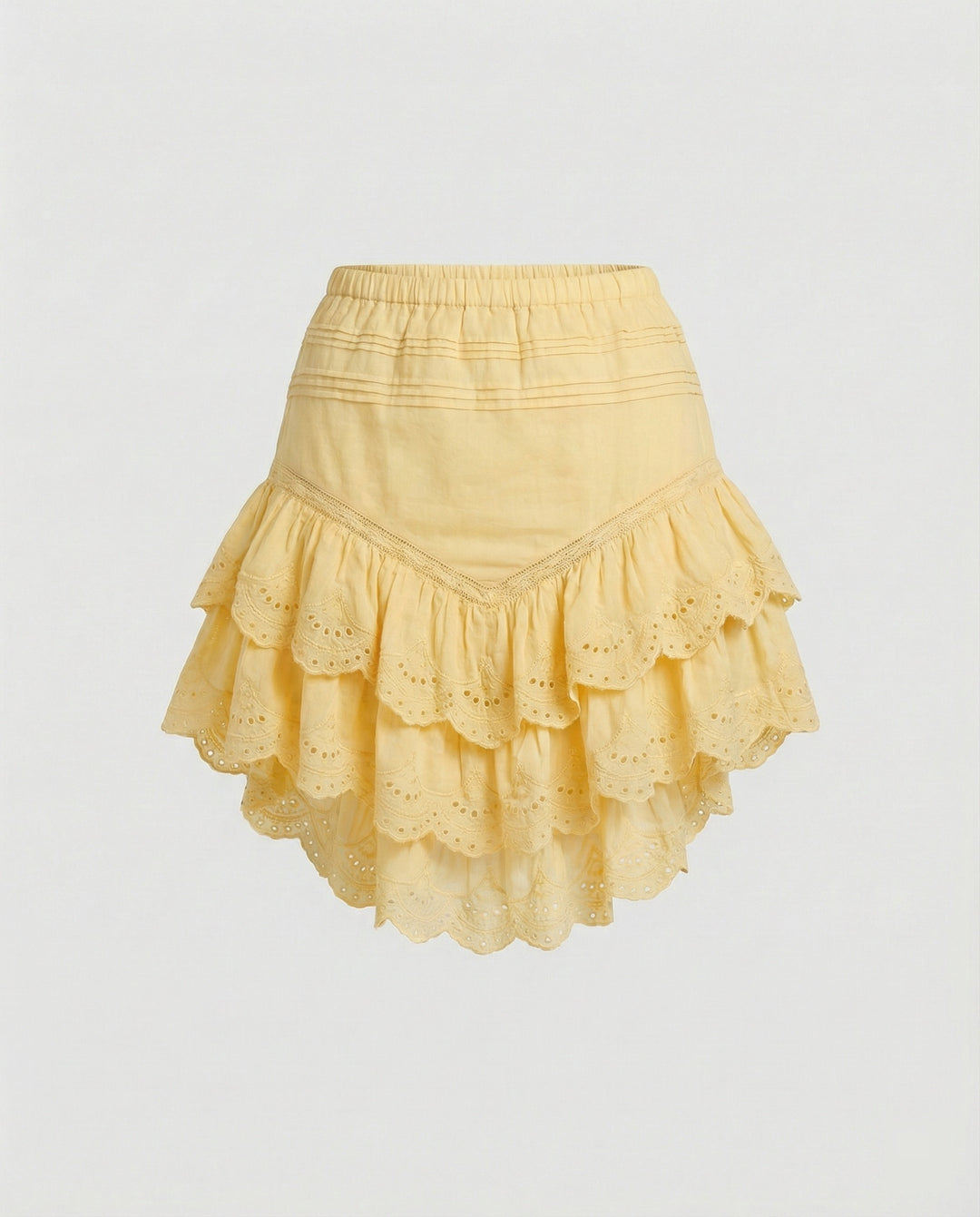 Freizeitkleidung Damen Volant Minirock