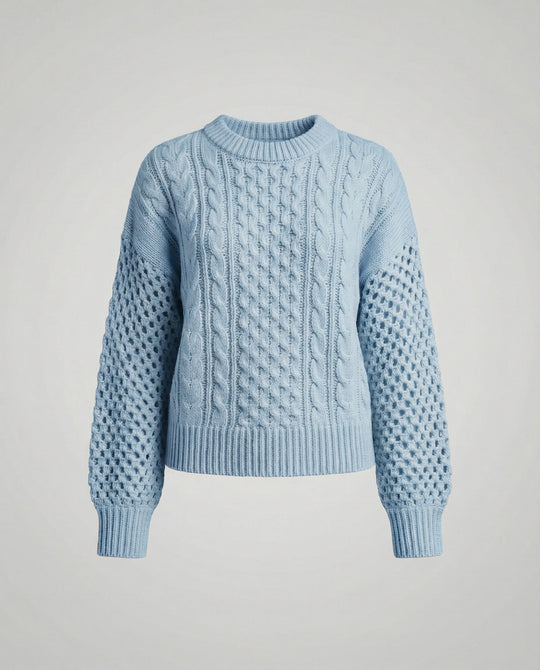 Damen Strickpullover V-Ausschnitt Weit