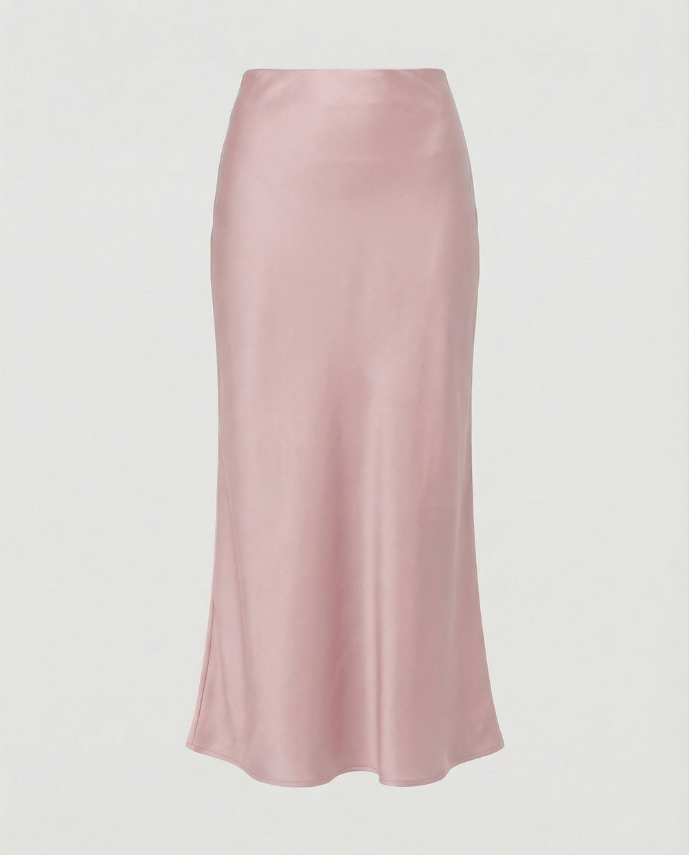 Damen Maxirock Satin High Waist