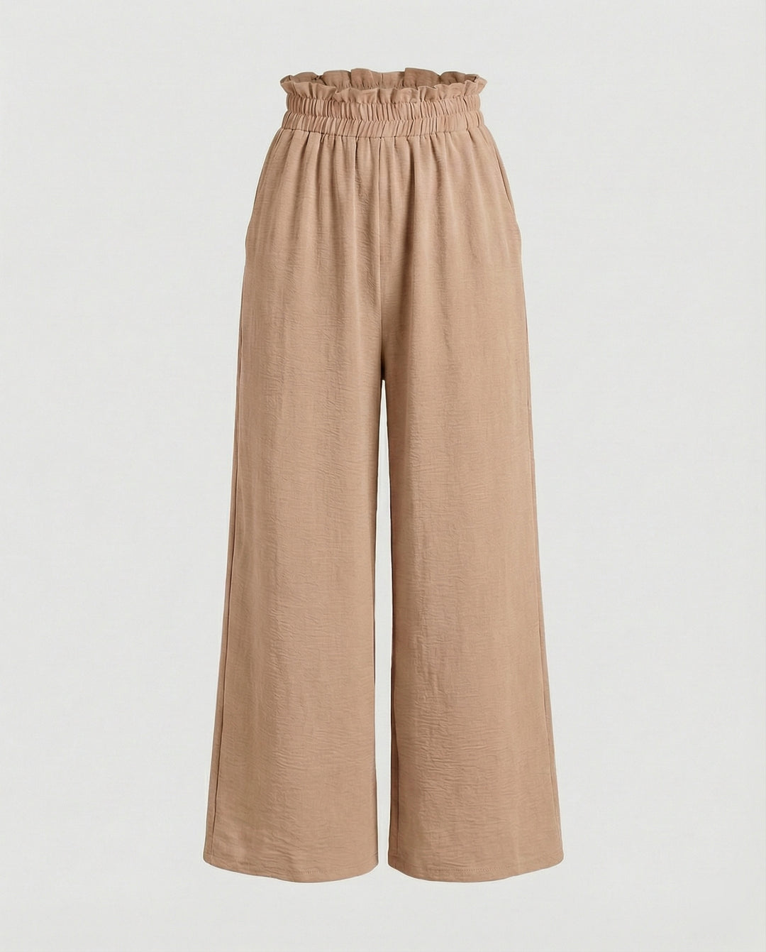 Damen Culotte-Hosen mit weitem Bein und elastischem Bund EB