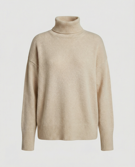 Damen kuscheliger Rollkragenpullover EB