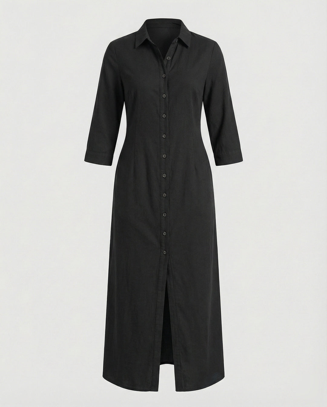 Hemdblusenkleid Damen mit Taillierung