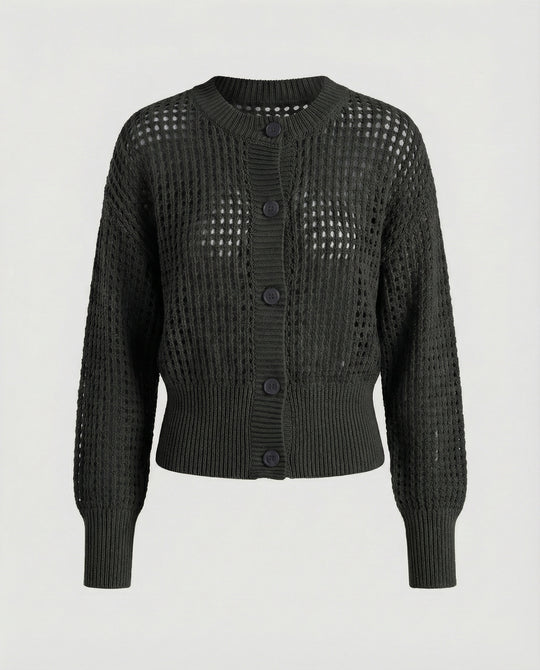 Damen luftiger Strickcardigan EB