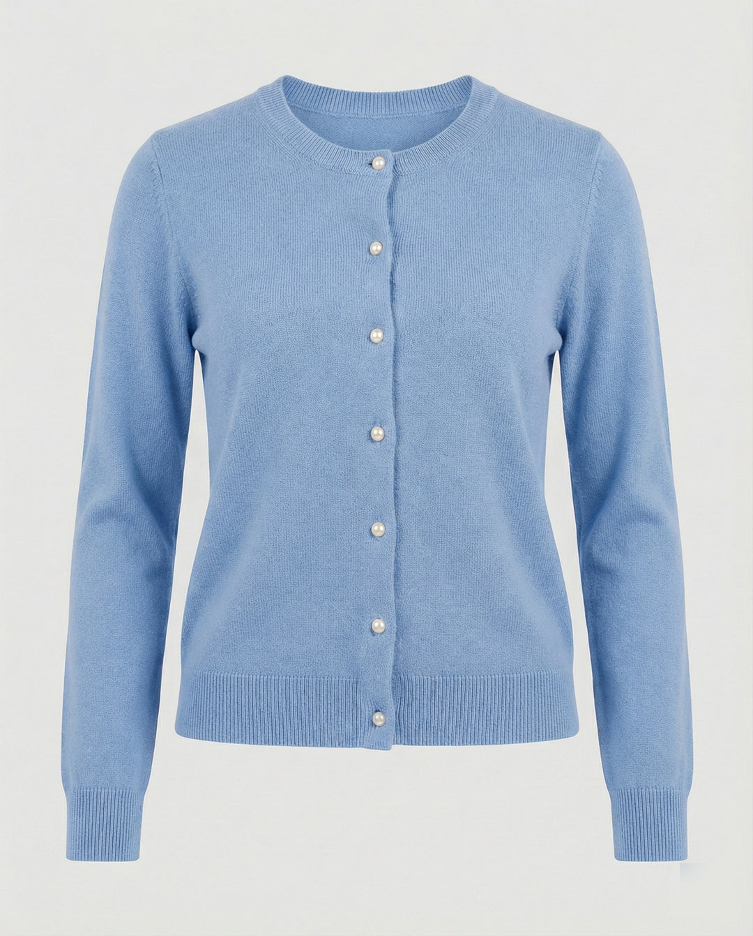 Damen Feinstrick Cardigan mit Knopfleiste und weichem Material EB