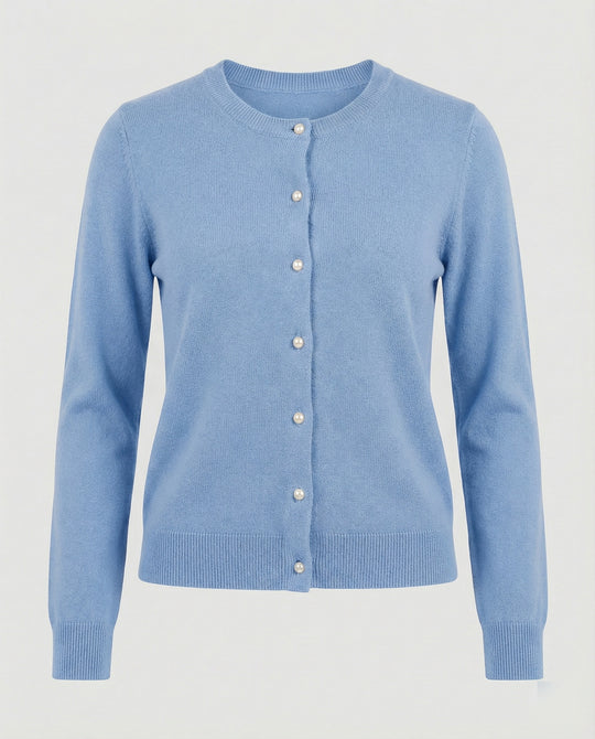 Damen Feinstrick Cardigan mit Knopfleiste und weichem Material EB