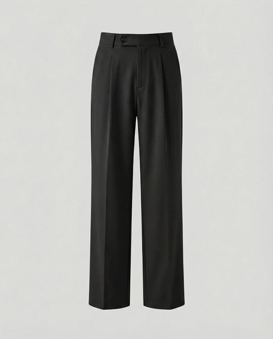 Freizeitkleidung Damen Bundfaltenhose Weit