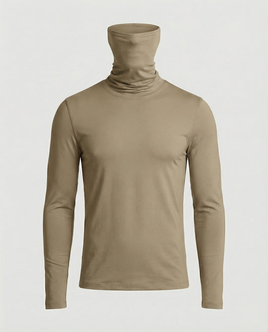 Herren Funktionsshirt mit hohem Kragen und innovativem Feuchtigkeitsmanagement EB