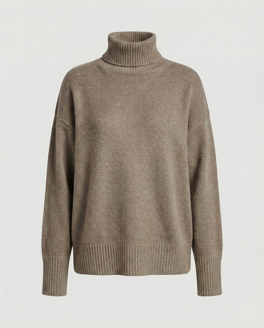 Damen kuscheliger Rollkragenpullover EB