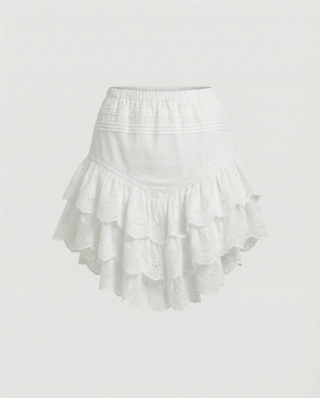 Freizeitkleidung Damen Volant Minirock