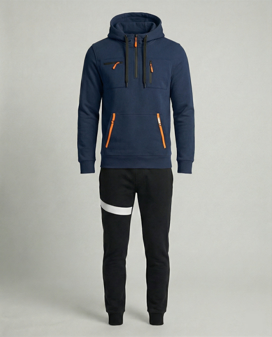 Herren sportliches Hoodie- und Jogginghosen-Set EB