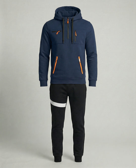 Herren sportliches Hoodie- und Jogginghosen-Set EB
