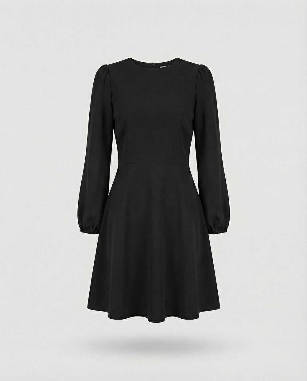 Skaterkleid Mit Ballonärmeln Damen