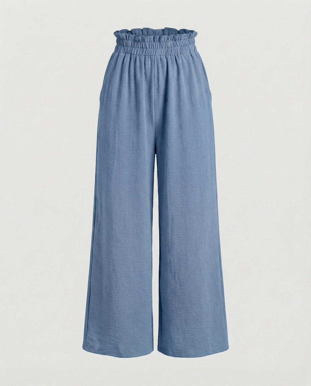 Damen Culotte-Hosen mit weitem Bein und elastischem Bund EB