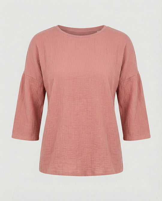 Damen Lässiges Oversized Shirt aus atmungsaktivem Material EB
