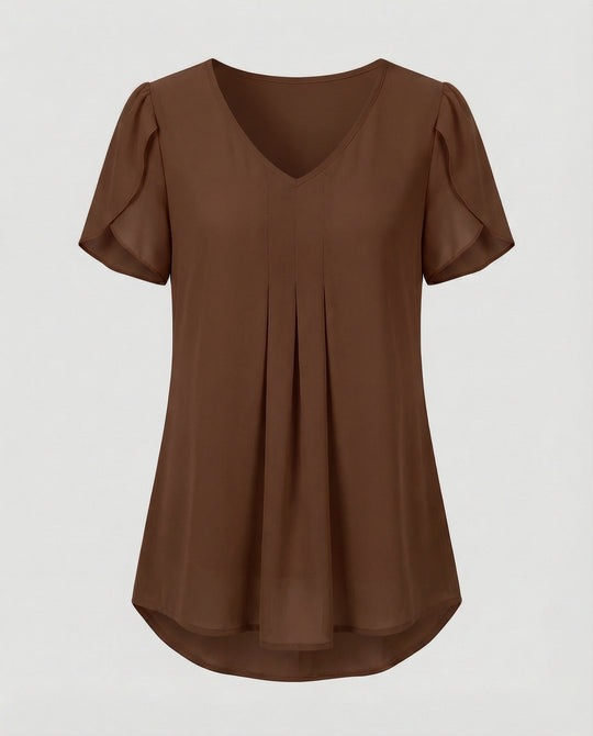 Tunika Bluse Damen mit Schmetterlingsärmeln