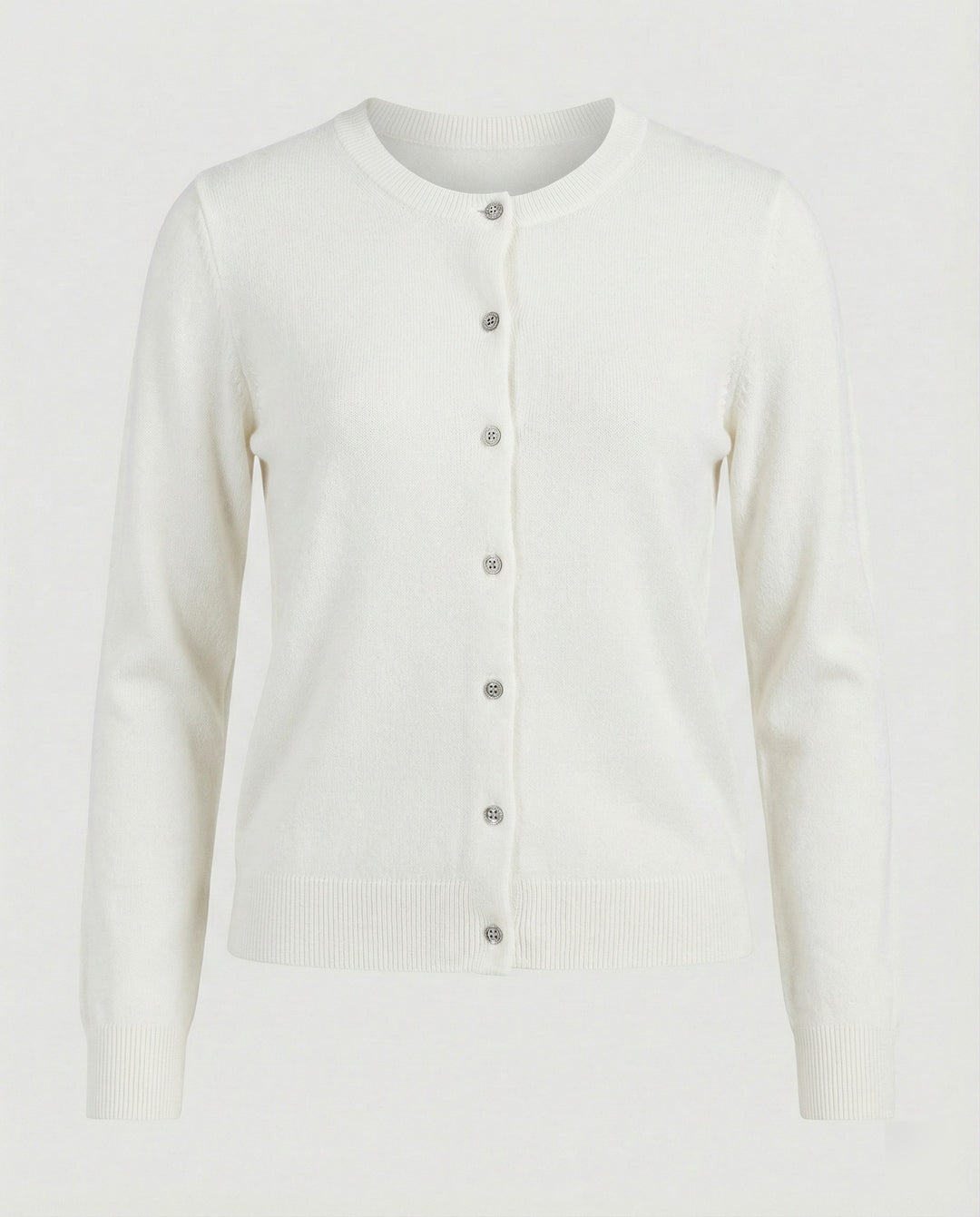 Damen Feinstrick Cardigan mit Knopfleiste und weichem Material EB