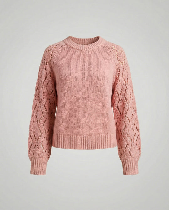 Damen Strickpullover V-Ausschnitt Weit