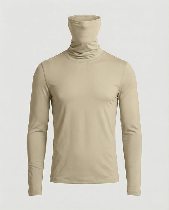 Herren Funktionsshirt mit hohem Kragen und innovativem Feuchtigkeitsmanagement EB