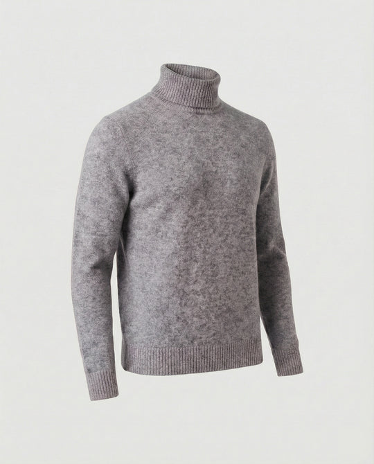 Herren Rollkragenpullover aus weichem Merinowolle EB
