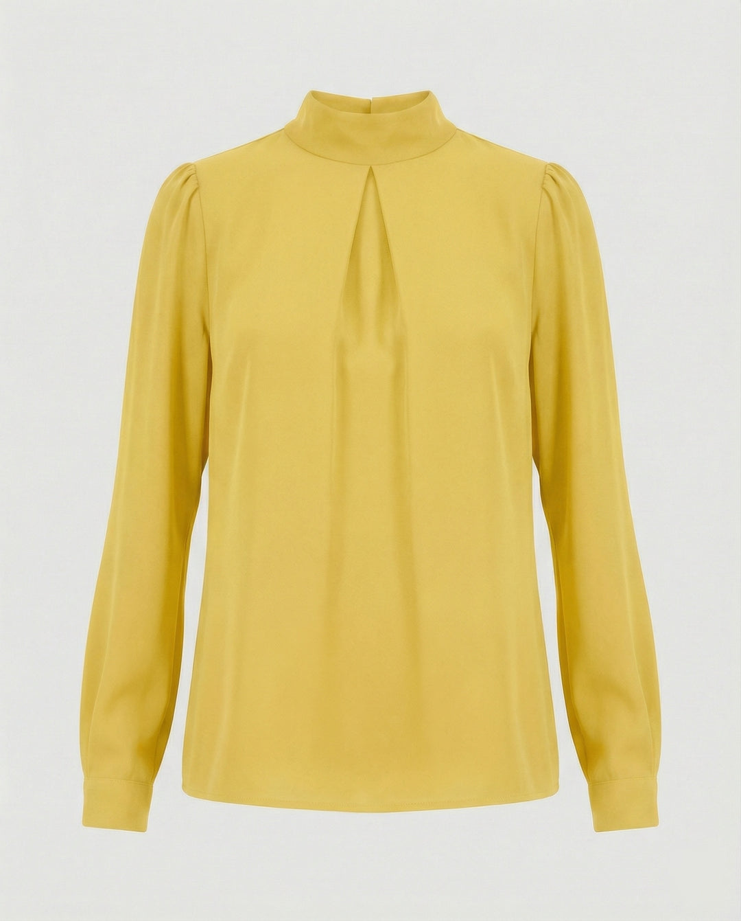Damen elegante Bluse mit Stehkragen EB