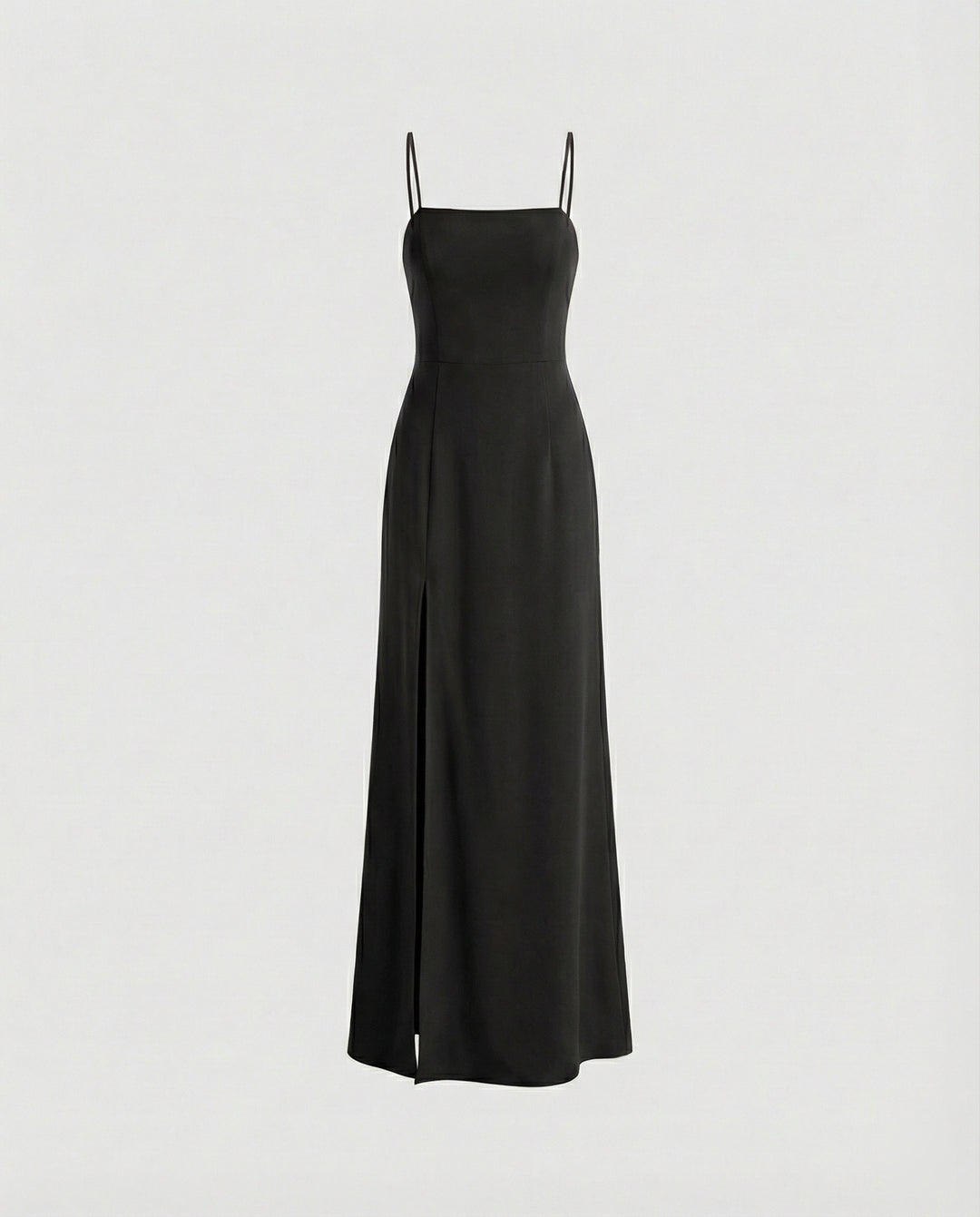 Damen Elegantes Abendkleid mit schwingendem Rock und tiefem Schlitz EB