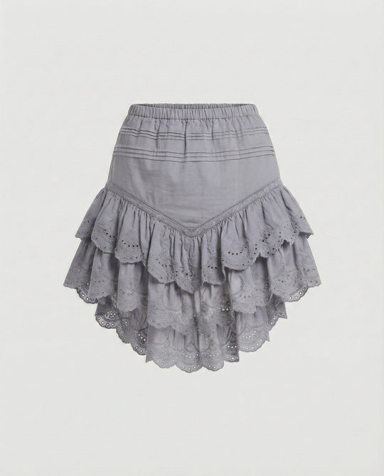 Freizeitkleidung Damen Volant Minirock
