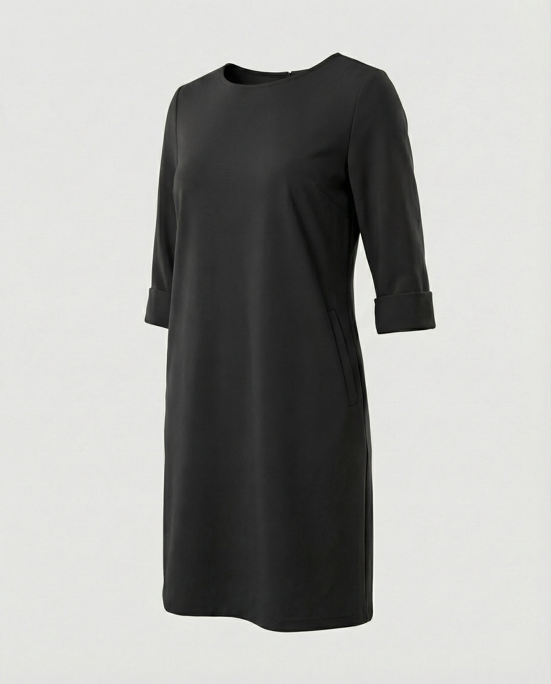 Damen Elegantes Etuikleid mit Langen Ärmeln | EB