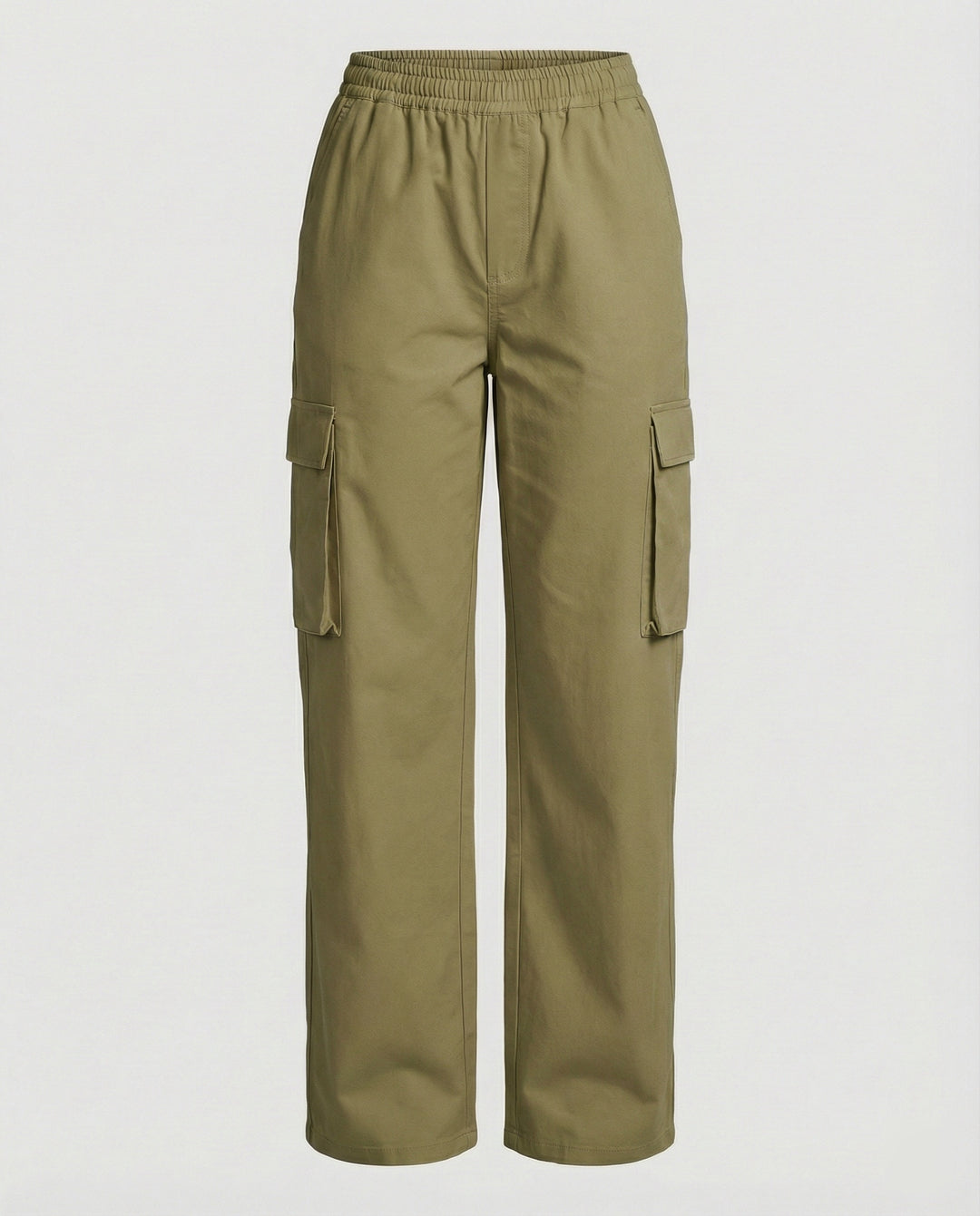 Damen Cargo-Hose mit elastischem Bund und praktischen Seitentaschen EB