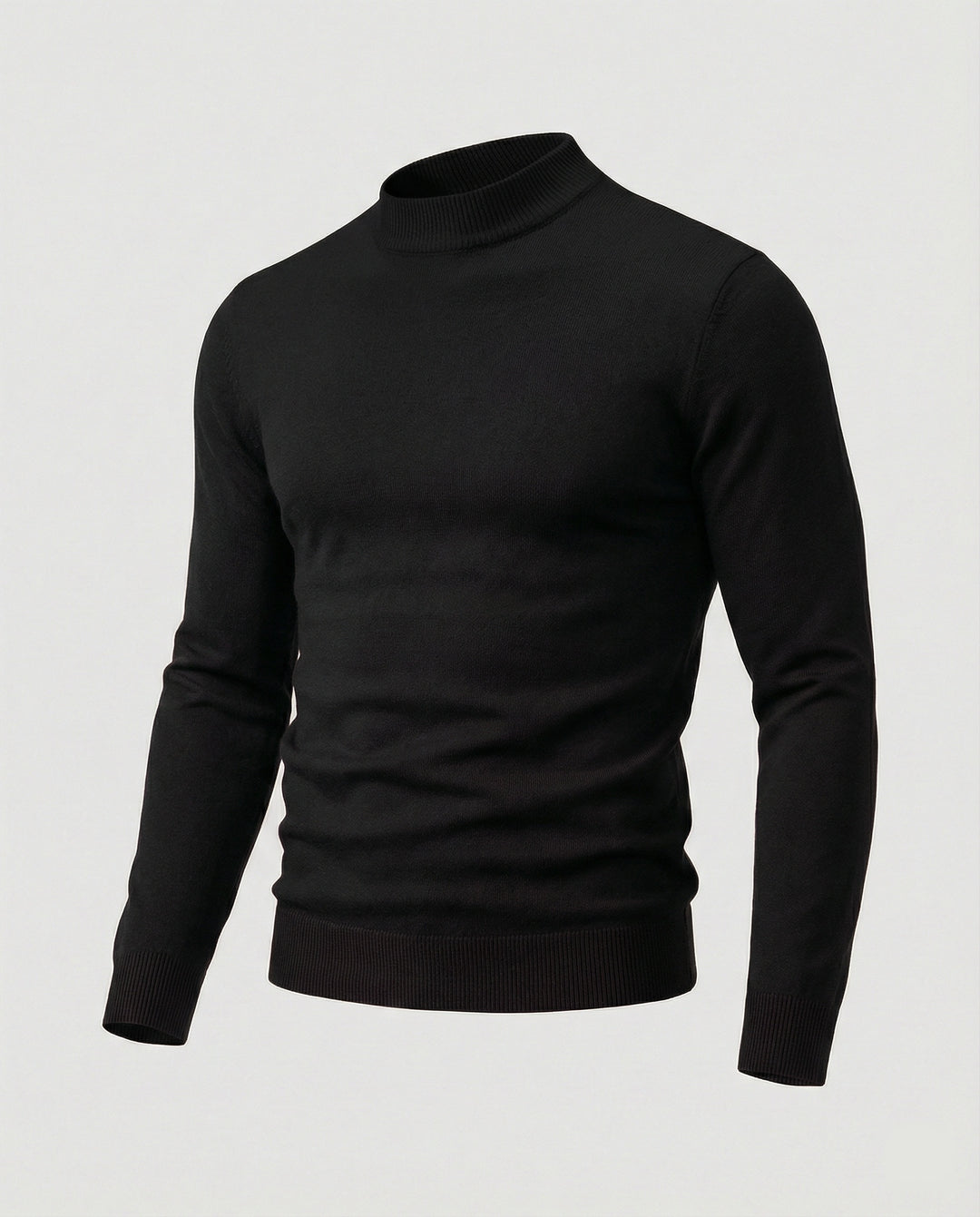 Herren eleganter Pullover mit Stehkragen EB