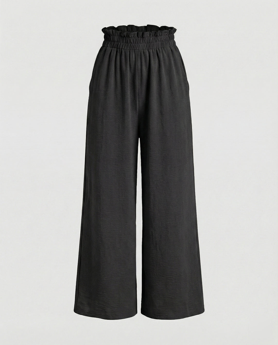 Damen Culotte-Hosen mit weitem Bein und elastischem Bund EB