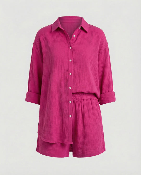 Oversized Langarmbluse Damen