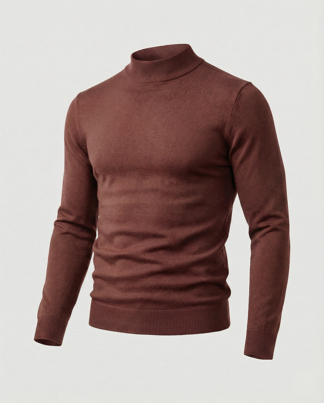 Herren eleganter Pullover mit Stehkragen EB
