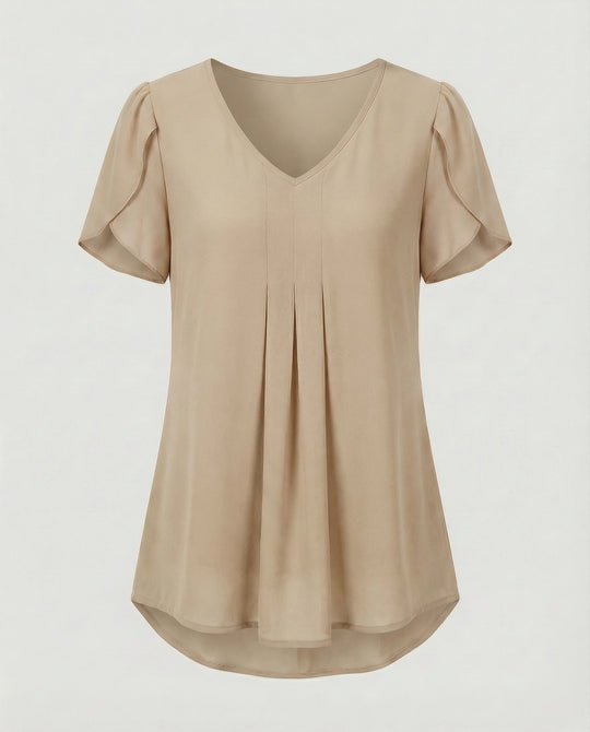 Tunika Bluse Damen mit Schmetterlingsärmeln