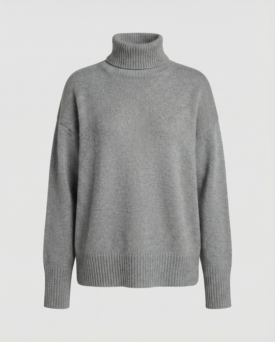 Damen kuscheliger Rollkragenpullover EB
