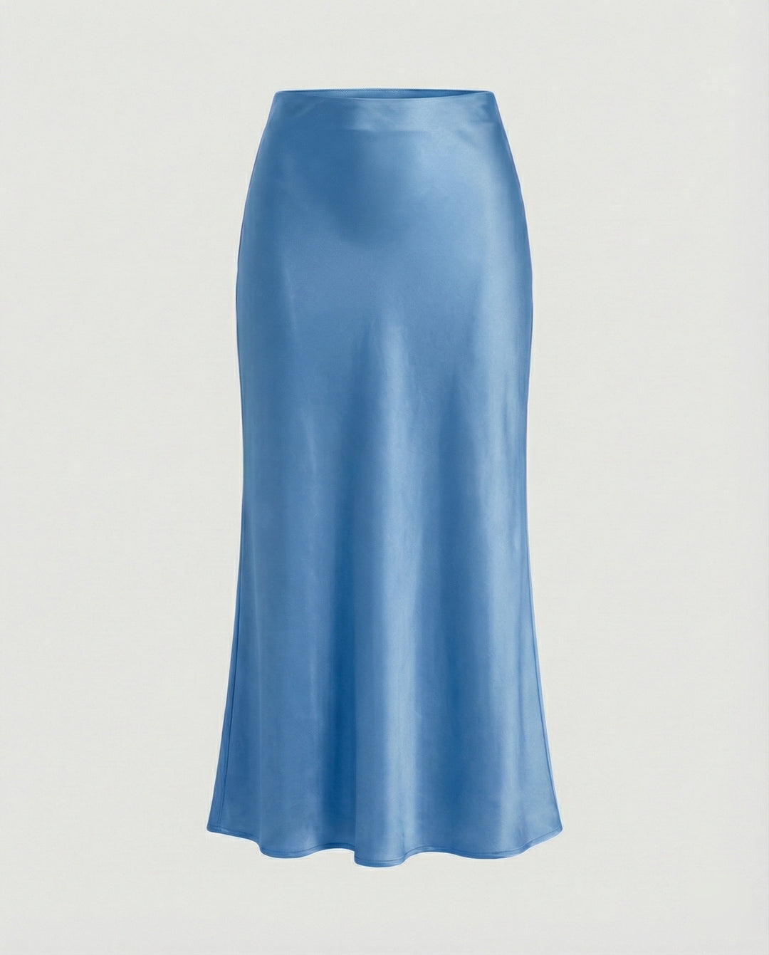 Damen Longskirt aus glattem Satin von EB