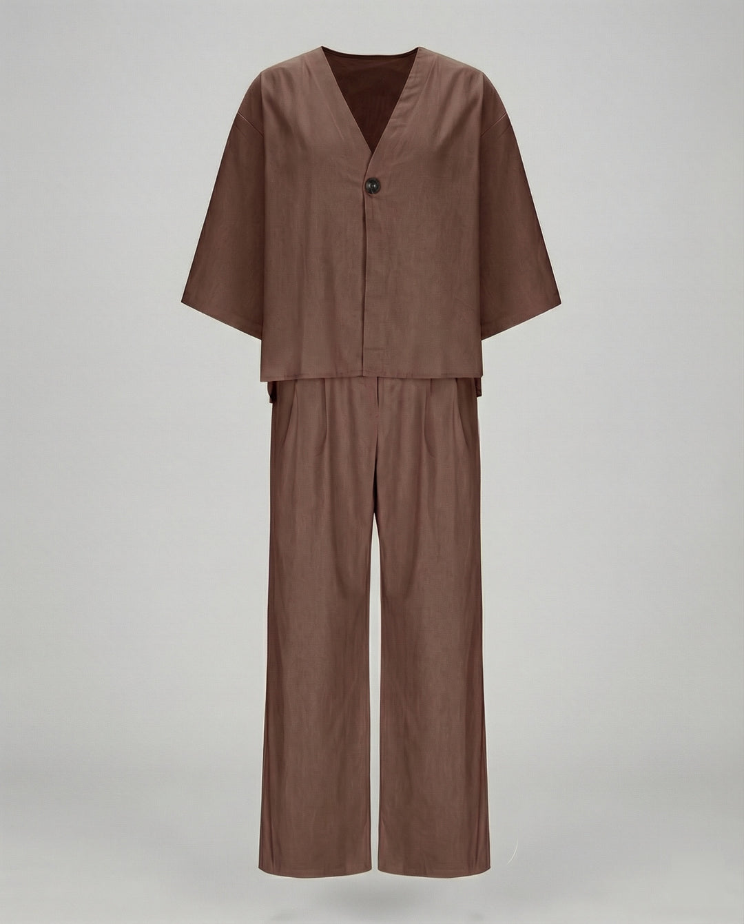 Zweiteiler Set Damen mit Oversized Bluse