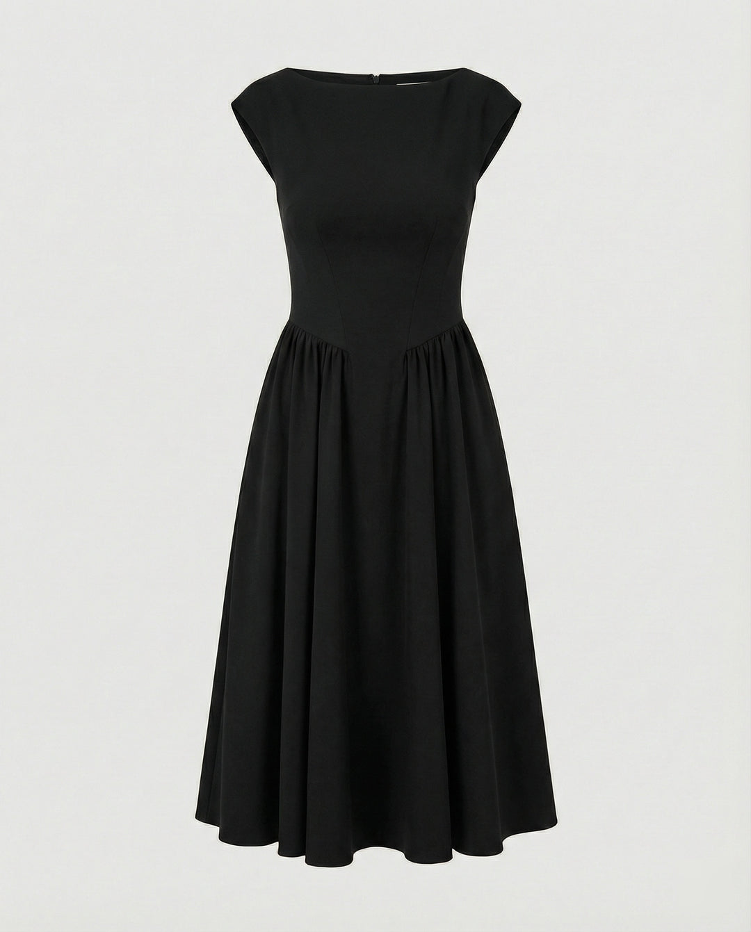 Damen Midikleid mit Tellerrock