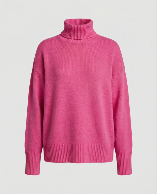 Damen kuscheliger Rollkragenpullover EB