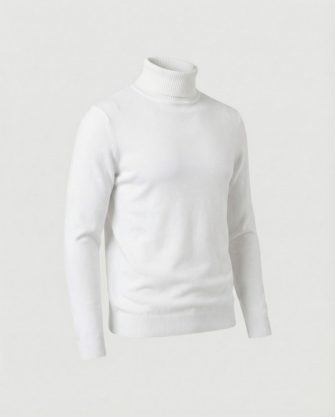Herren Rollkragenpullover aus weichem Merinowolle EB