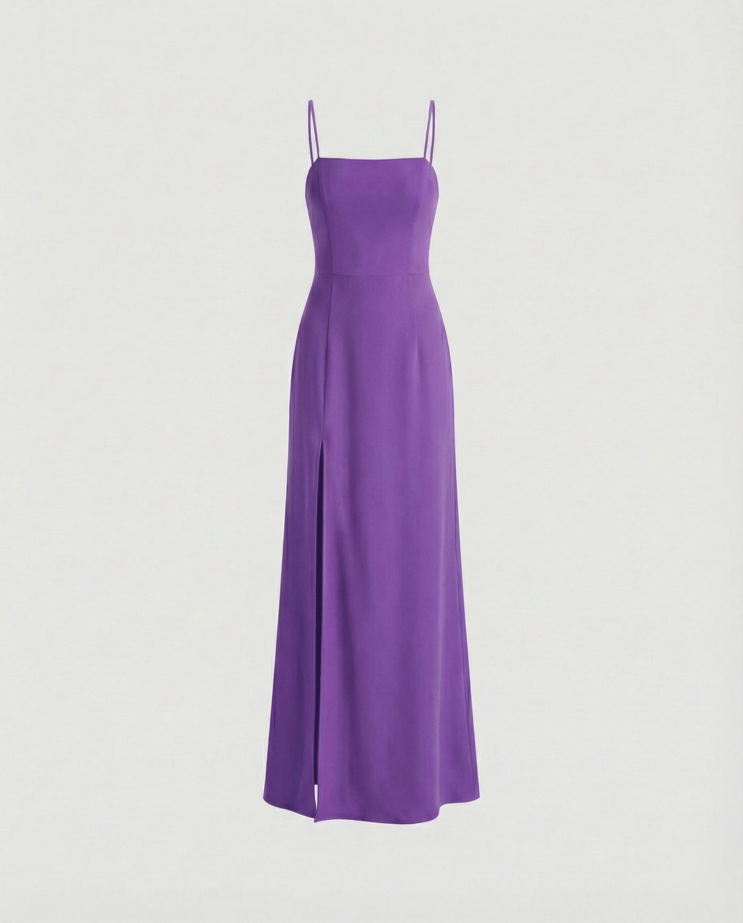 Damen Elegantes Abendkleid mit schwingendem Rock und tiefem Schlitz EB