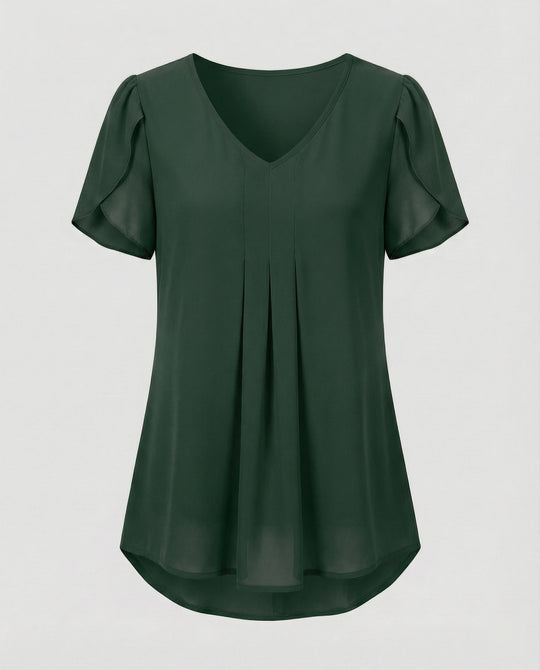 Tunika Bluse Damen mit Schmetterlingsärmeln
