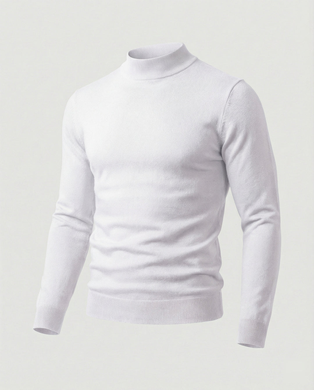 Herren eleganter Pullover mit Stehkragen EB