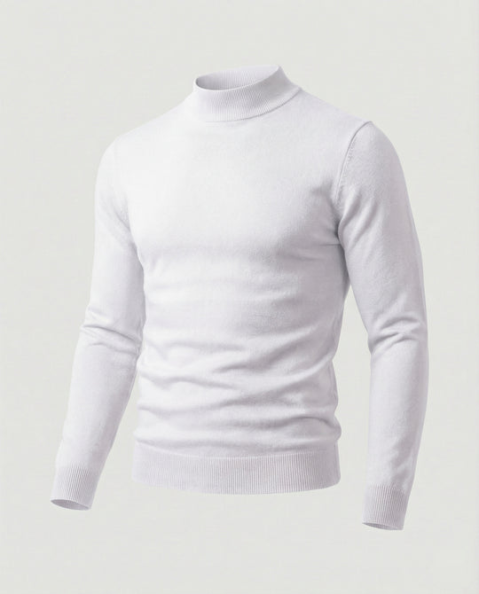Herren eleganter Pullover mit Stehkragen EB