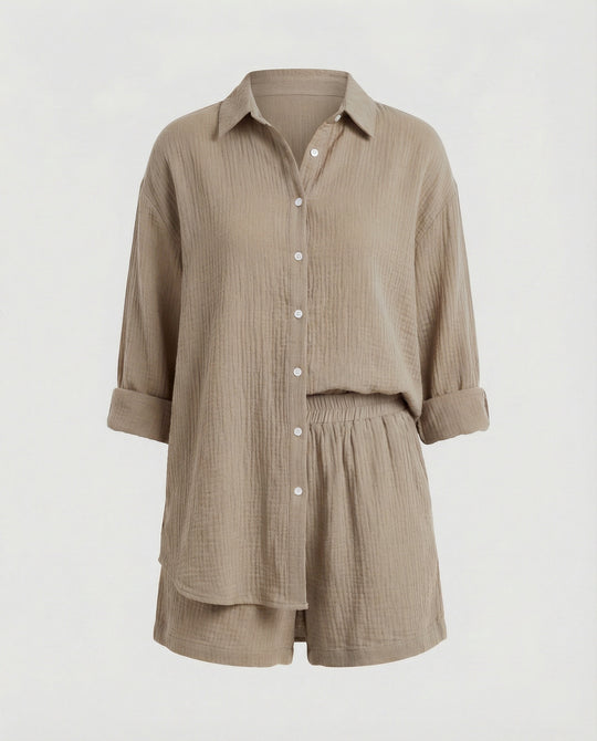 Oversized Langarmbluse Damen