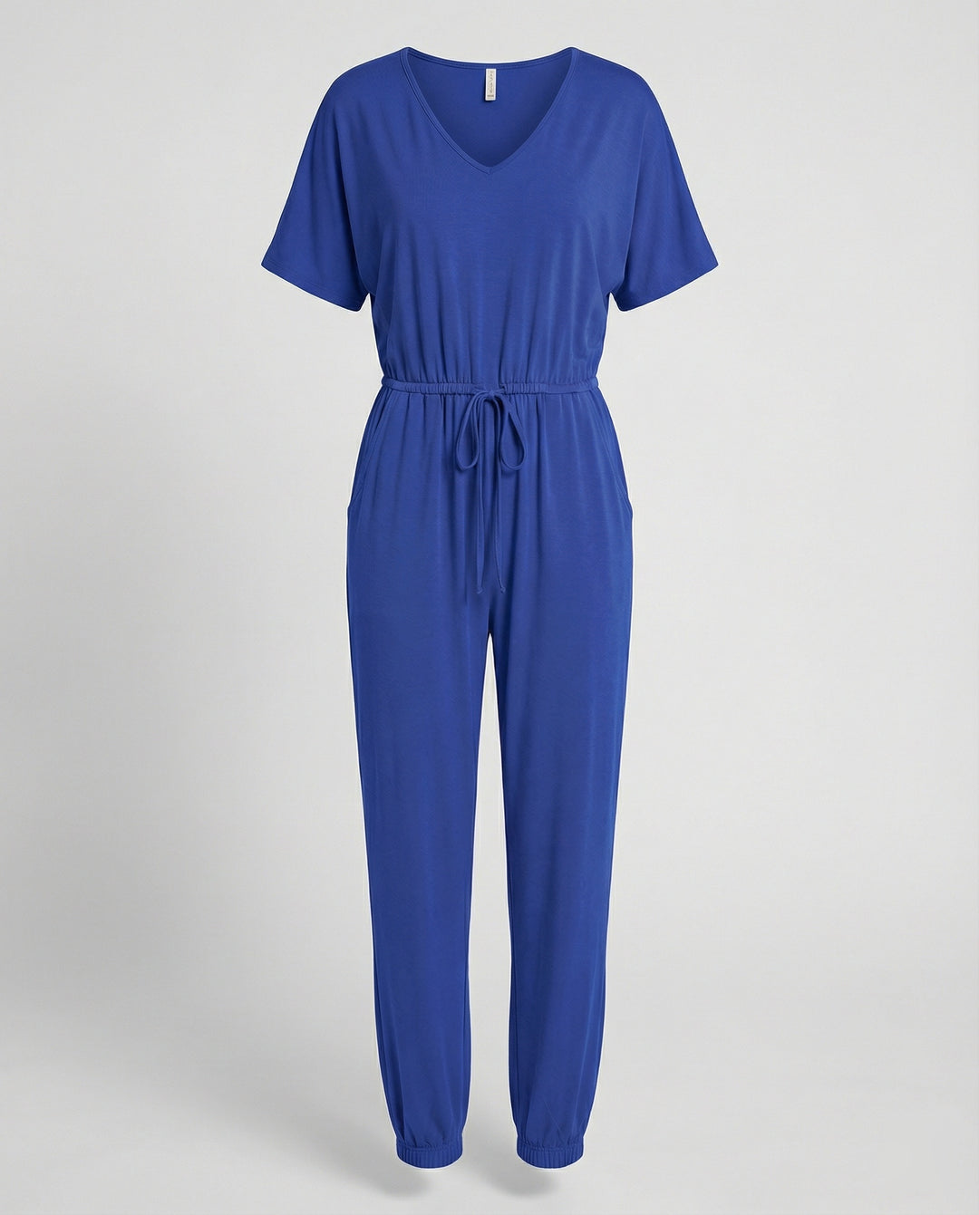 Damen Leichter Jumpsuit mit lockerer Passform und variabler Taille EB