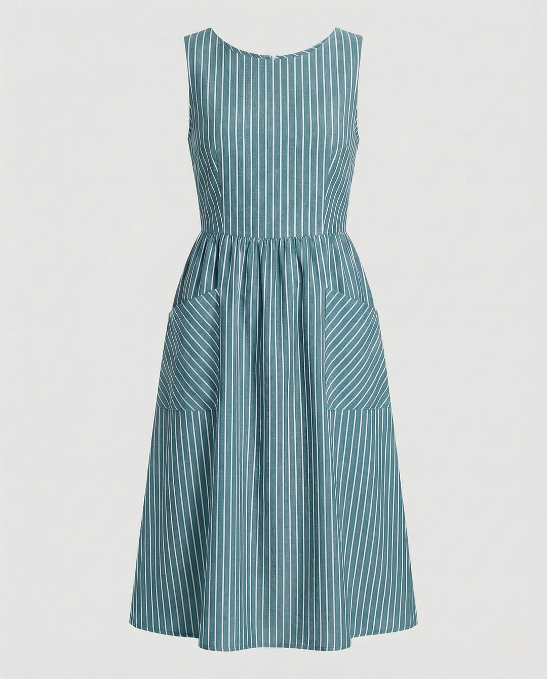 Freizeitkleid Damen Midikleid A-Linie